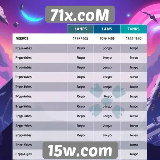 Comparação entre 71x.coM e outras plataformas de jogos